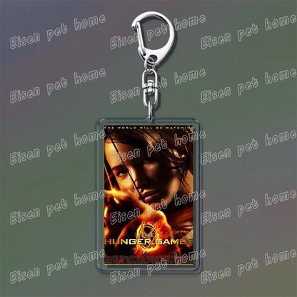 Classic Movie Keychains – Jaws, Fight Club, Avatar Pendant Key Rings for Bags & Fan Gifts