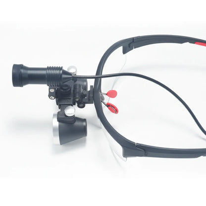 Dental Loupes 2.5X/3.5X Magnification – Binocular Magnifier with 5W Headlight & Cloth Packaging for Medical & Lab Use