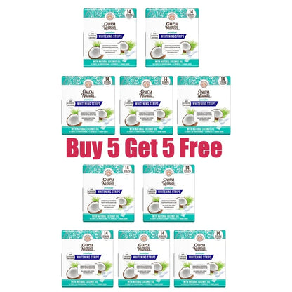 Whitening Strips 7-Day Treatment - Enamel-Safe Teeth Whitening Strips for Sensitive Teeth