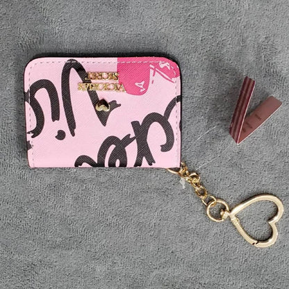 2024 Cute PU Leather Credit Card Bag for Women - Short Bifold Wallet, Perfect Gift for Mother's Day and Christmas