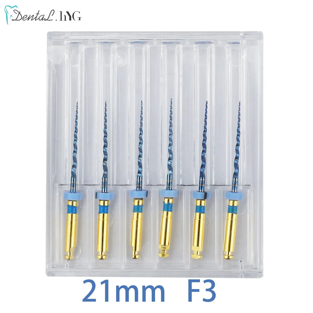 Dental SX-F3 Blue Nitinol Rotary Files – Universal Endodontic Engine Tool for Root Canal Treatment