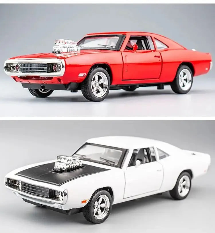 1:32 1970 Charger Alloy Diecast Model Car – Pull-Back Mini Vehicle Toy for Kids & Collectors