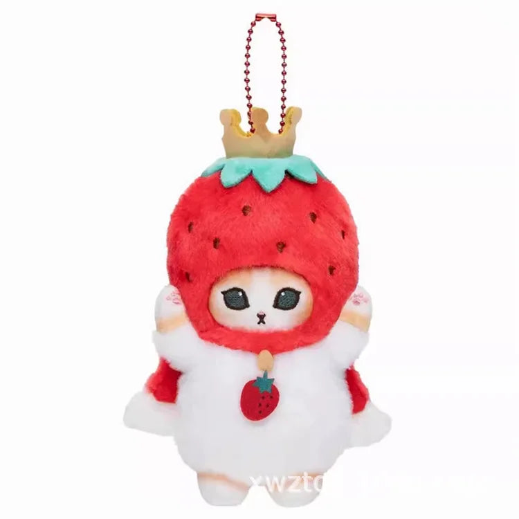 Kawaii Mofusand Shark Cat Keychain – Cute Cartoon Pendant Doll for Backpack & Decor