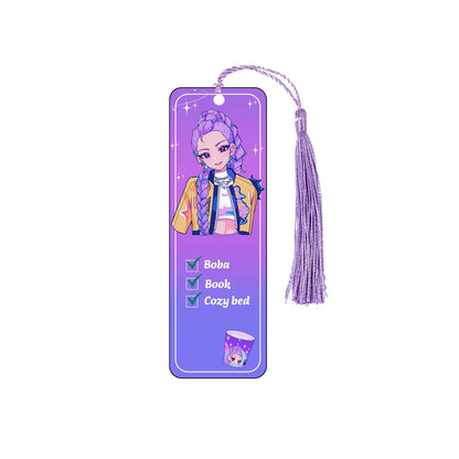 Kpop Demon Hunters Huntrix Cartoon Bookmarks – Cute Anime Stationery for Fans & Book Lovers