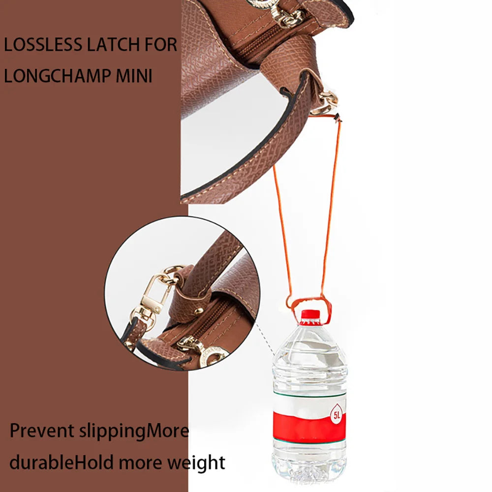 1 Set Genuine Leather Bag Strap for Longchamp Mini - Punch-Free Shoulder Strap for Crossbody Transformation, Bag Accessories