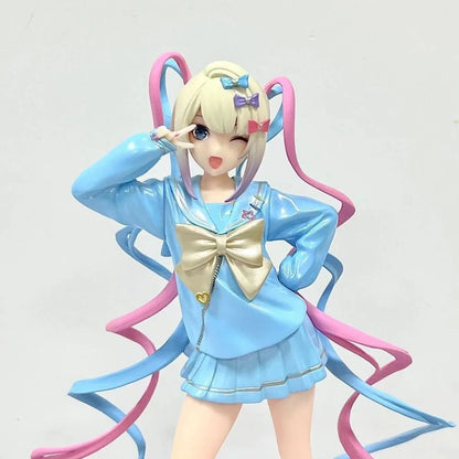 Needy Girl Overdose Anime Figure with Cat – PVC Collectible Action Toy for Birthday Gifts