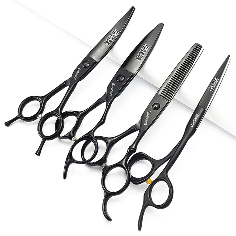 SHARONDS Professional Hairdressing Scissors – 440C Japanese Steel Barber Shears for Salon & Home Use