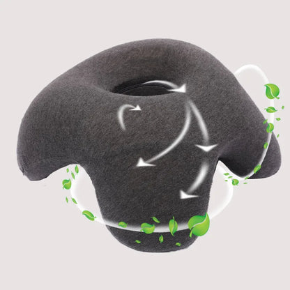 Multifunctional U-Shaped Pillow for Comfortable Office Naps - Neck Stretcher, Back Cushion, Head & Arm Rest