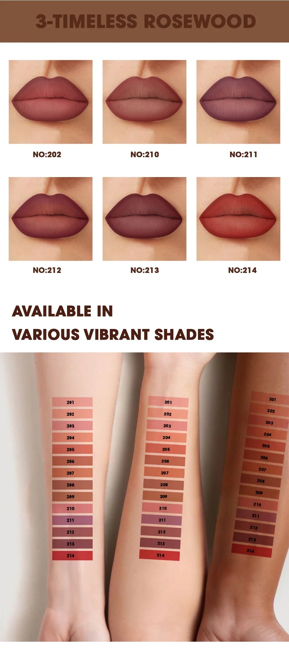 Rozza Waterproof Matte Lip Liner Pencil Set – Weightless, Precise, Super Soft & Blendable