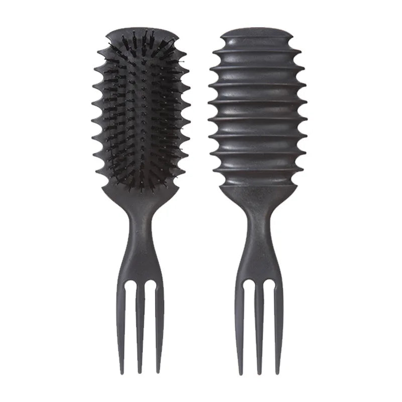 Candy Brush Curly Hair Styling – Nylon Bristle Detangling & Volumizing Comb for All Hair Types