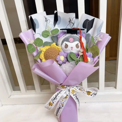 Anime Series Plush Toy Bouquet — Children’s Day, Birthday, Valentine’s & Graduation Gifts