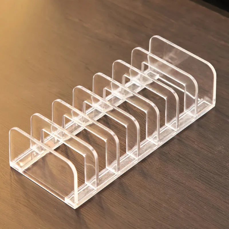 Eyeshadow Palette Organizer - Makeup Storage Tray with Cosmetic Compartments for Beauty Tools