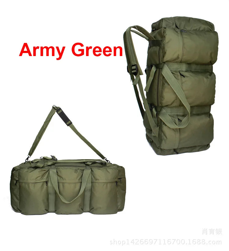 100L Large Travel & Camping Backpack — Men’s Outdoor Hiking, Trekking, Tactical Duffel & Weekend Carry-On Luggage