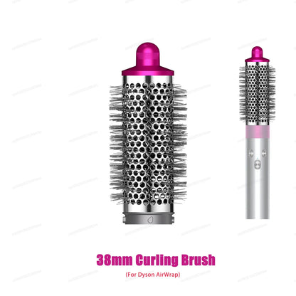Dyson Airwrap HS01/HS05 Hair Styling Nozzle Brush – 30/40mm Anti-Hair Auto-Curling 360° Rotating Attachment for Dyson Hair Dryer