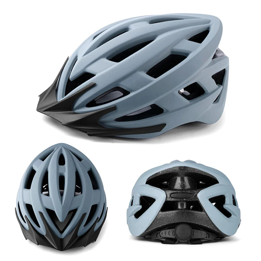 Bike Helmet for Adults - Lightweight with Adjustable Side & Chin Strap, Fits 58-62cm, Men & Women Cycling Accessories