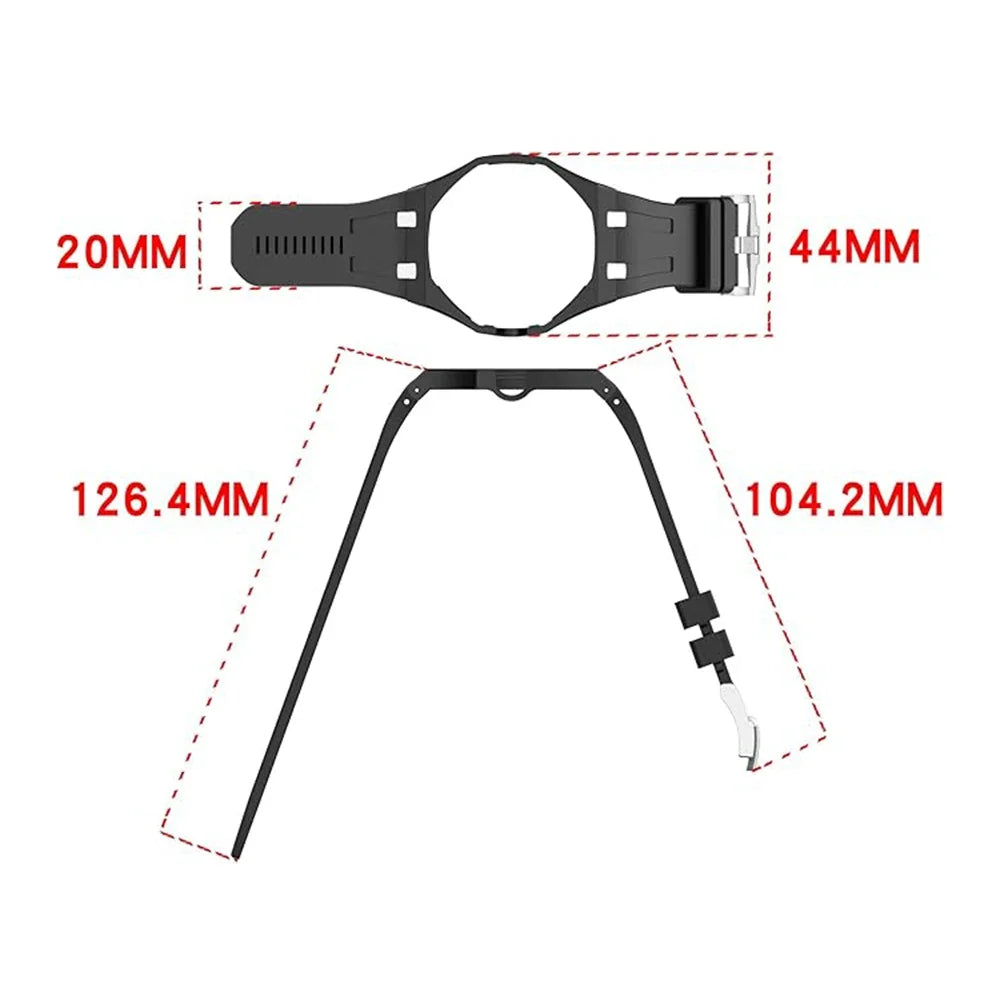 PC Watch Case & Silicone Strap - Wristwatch Modification Accessories for Swatch & AP Royal Oak Style Watches