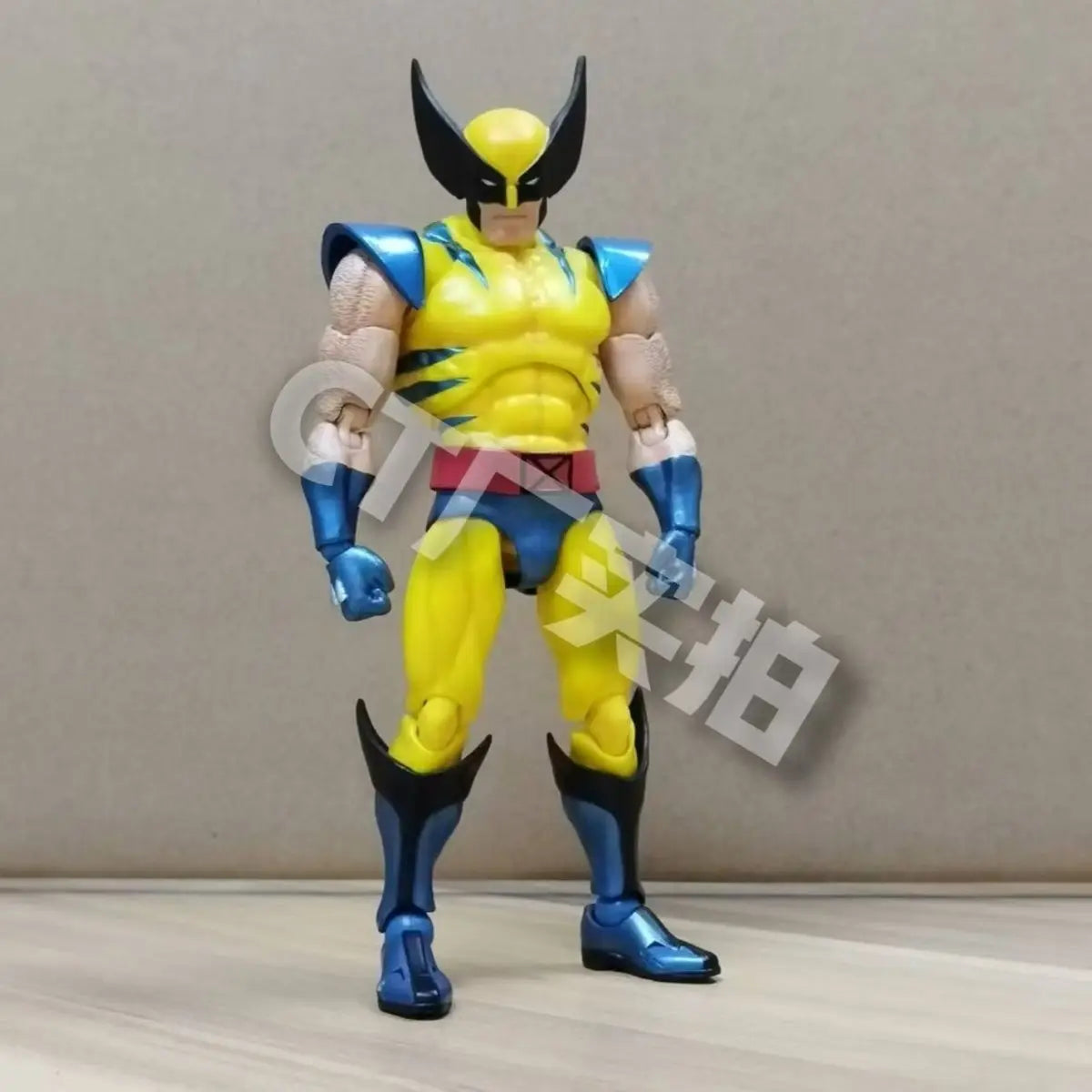 New CT Toys Mafex 96 Wolverine Figure – Brown Comic X-Men SHF Anime Action Figurine, Ko Model Toy Gifts