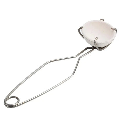 25cm Gold Melting Bowl Furnace Accessories: Stainless Steel Clamp Pliers for Crucible Handling and Melting Efficiency