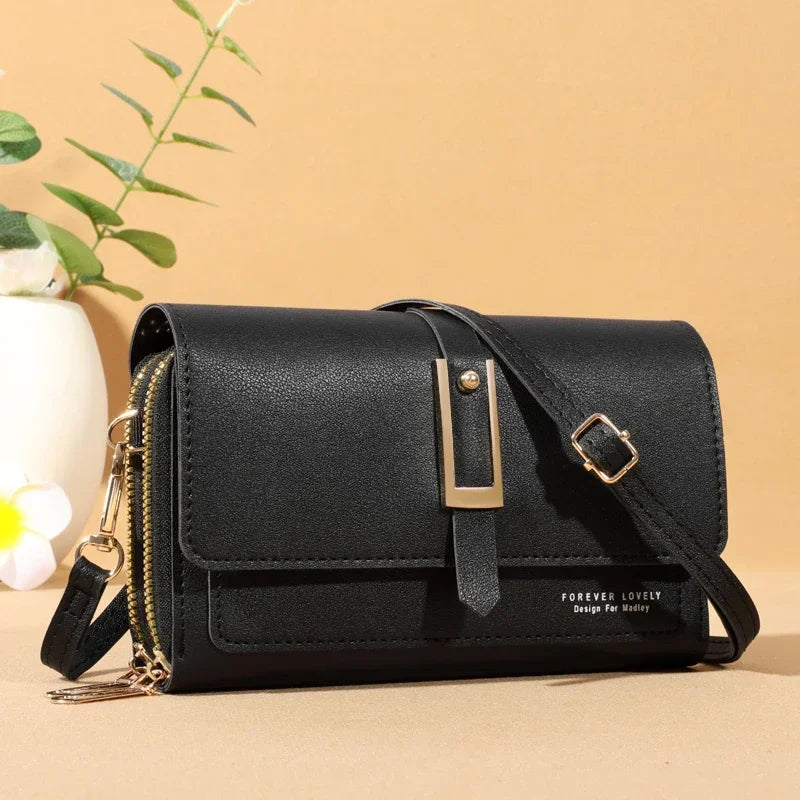 Roulens Small Crossbody Shoulder Bag for Women - Cellphone Bag with Card Holder, Wallet Purse and Handbag Features
