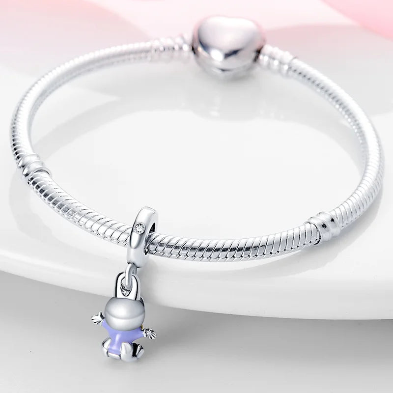 Fall New 925 Silver Plated MINISO Marvel Star Wars Rescuers Pendant Charm – Fits Original Pandora Bracelet, DIY Jewelry for Women