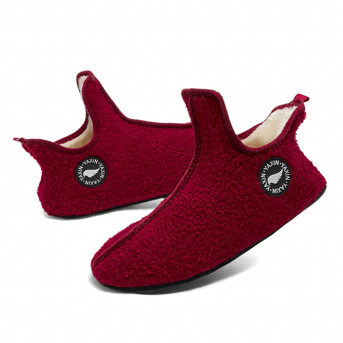 Classic Couples Slippers – Non-Slip Warm Indoor & Outdoor Cotton Shoes for Men & Women, Soft & Comfortable Flat Slippers