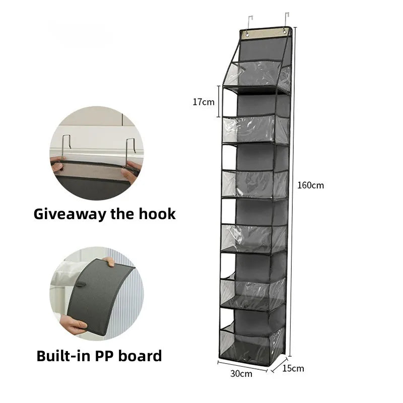 Hanging Fabric Storage Bags – Wall-Hung Nursery & Door Closet Organizer