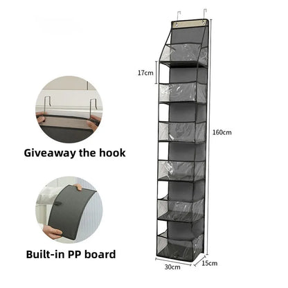 Hanging Fabric Storage Bags – Wall-Hung Nursery & Door Closet Organizer