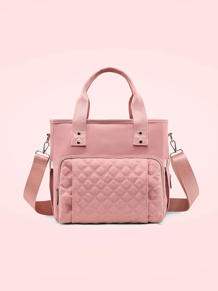 Extra Large Fashion Lunch Bag – Hot-Pressed Waterproof Leak-Proof Travel, Picnic & Mommy Storage Bag