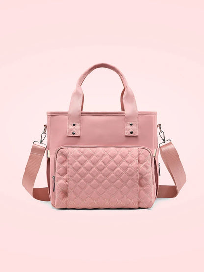 Extra Large Fashion Lunch Bag – Hot-Pressed Waterproof Leak-Proof Travel, Picnic & Mommy Storage Bag