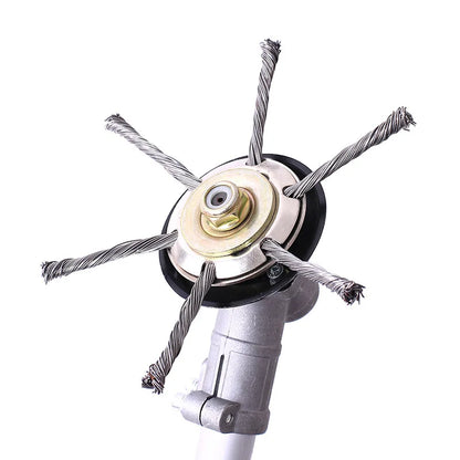 9 Inch Steel Grass Trimmer Head – 3/6 Cutter Brush Cutter Blade Wire Weed Trimmer Attachment for Garden Lawn Power Tool