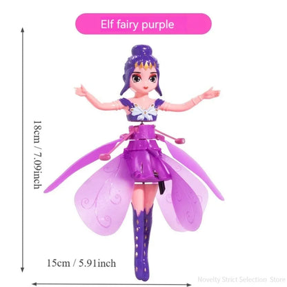Rotating Luminous Helicopter Doll Toy — Gesture Control Flying Dancing Plane for Kids