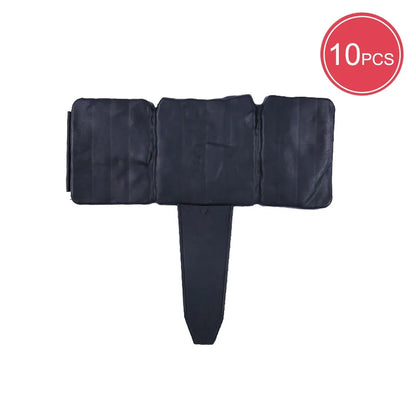 10PCS Garden Fence Stakes - Imitation Stone Decorative Plant Support Lawn Edging Border