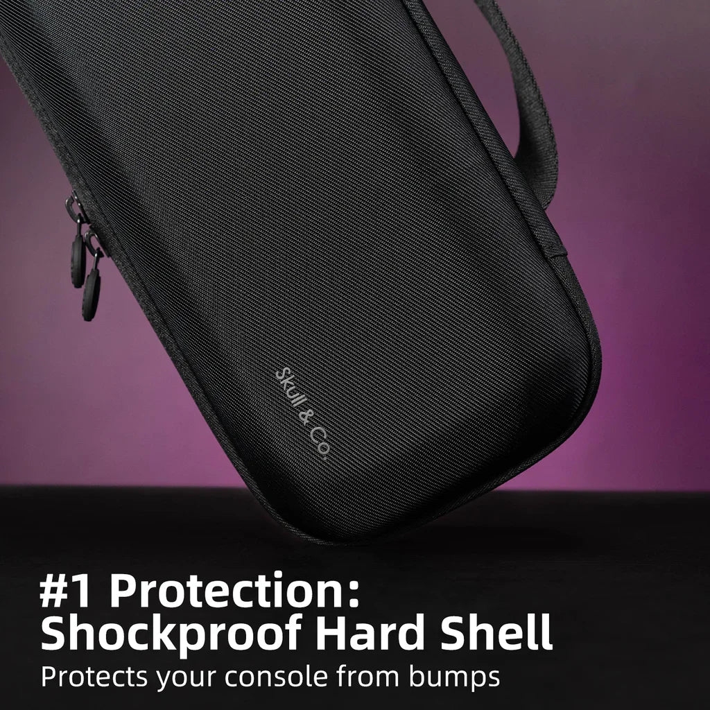 Skull & Co. MaxCarry Travel Case – Protective Carrying Bag for Steam Deck, ROG Ally & Handheld Consoles