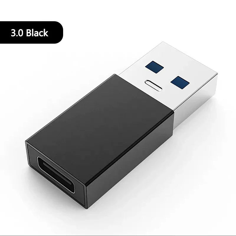 USB-C to USB 2.0 Adapter – Type-C Male to Female Converter for Phones, PCs & Laptops