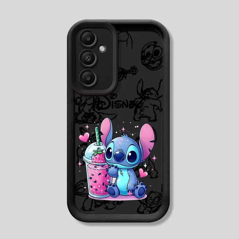 Disney Stitch TPU Silicone Phone Case — Soft Cartoon Cover for Samsung Galaxy A15/A25/A35/A52/A52s/A53/A54/A55/A71/A72/A73 5G