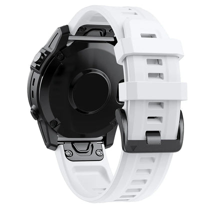 QuickFit Silicone Watch Strap 26mm 22mm for Garmin Fenix 7X 7 Pro 6X 6 5X 5 Plus 8 – Durable Replacement Sport Watchband