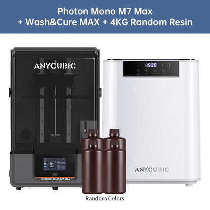 ANYCUBIC Photon Mono M7 Max 3D Printer — Ultra-Large 14.7L LCD Resin Printer with 298x168x300mm Build Volume