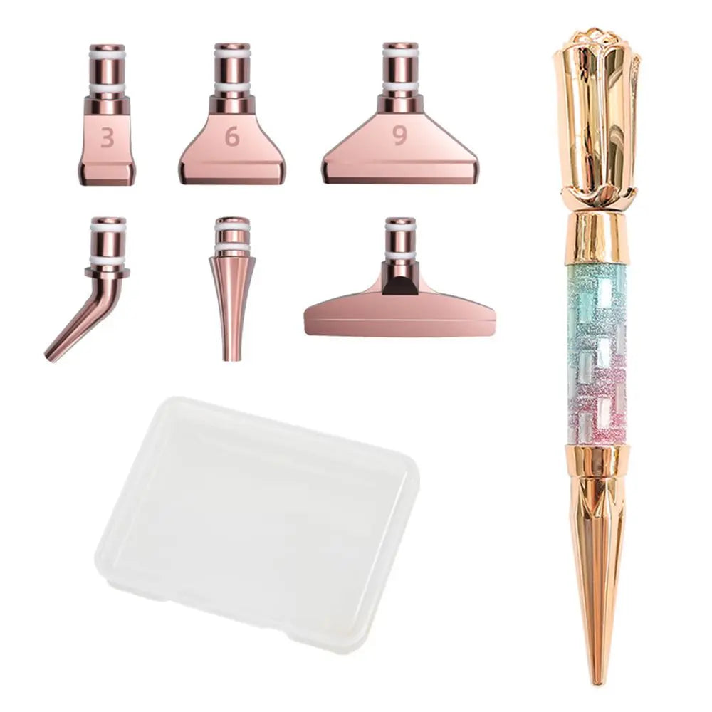 5D Diamond Painting Pen Kit – Glitter Sparkle Point Drill Pens for Cross Stitch, Embroidery, DIY Crafts & Nail Art