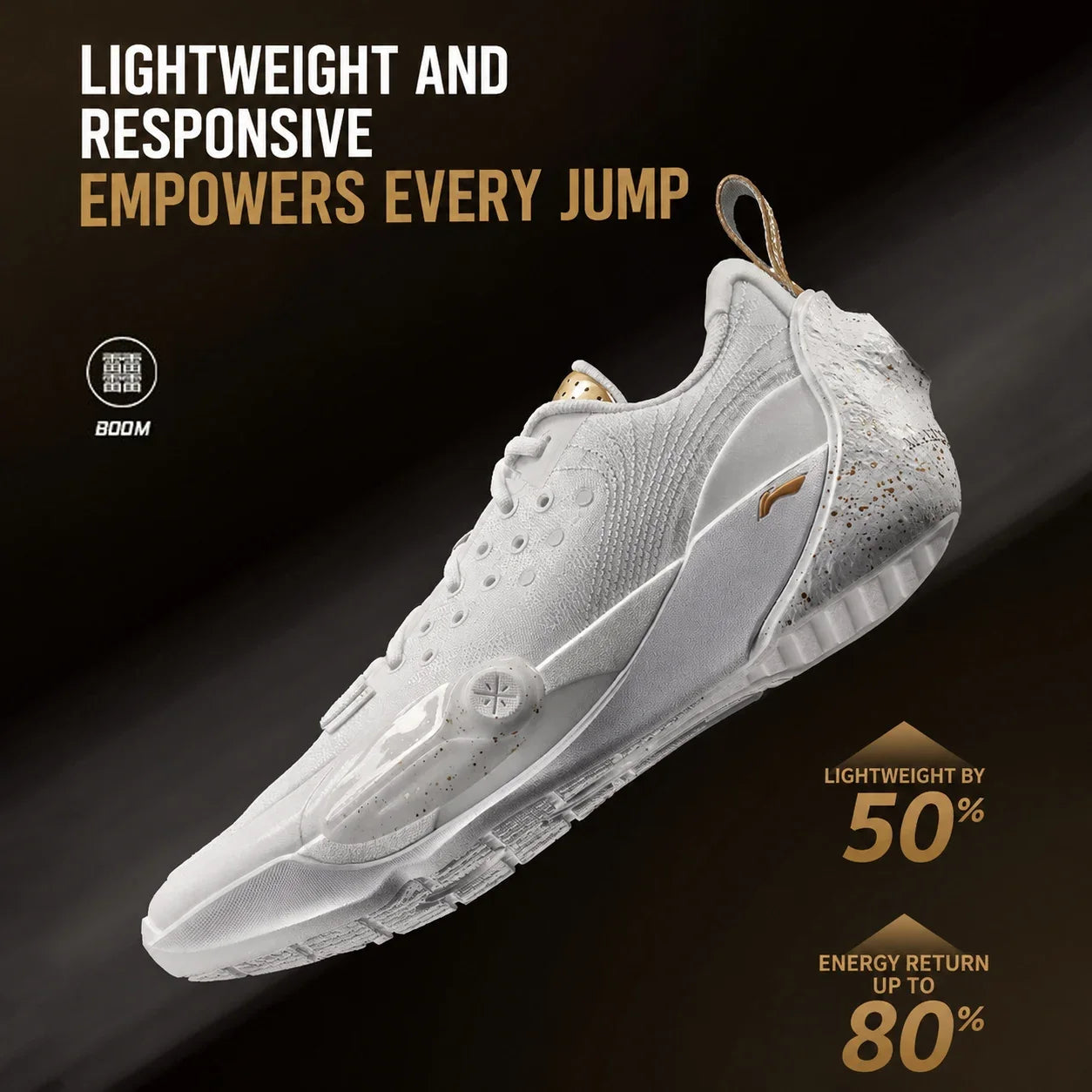 Li-Ning WADE ALL CITY 13 Basketball Shoes - BOOM Cushion Anti-Slip Stable Support Sneakers