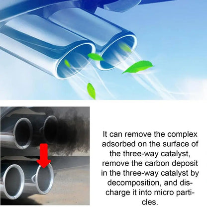 Car Catalytic Converter Cleaner - 3pcs 120ml Engine Fuel System Cleaning Booster Additive