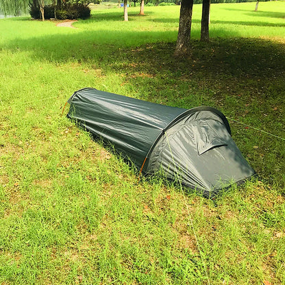 Lightweight Backpacking Tent – Outdoor Camping Sleeping Bag Tent for Single Person Use