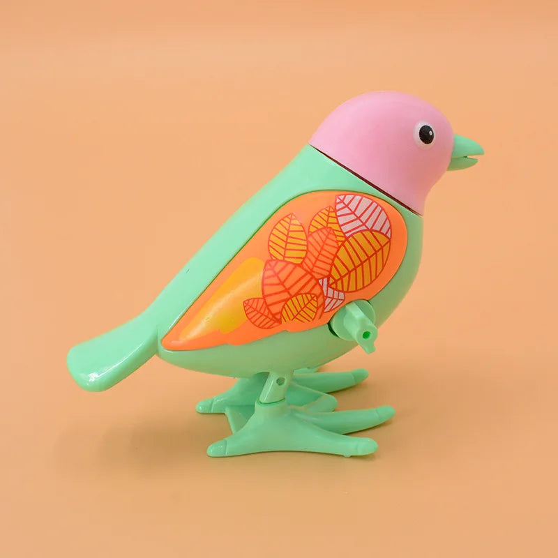 Clockwork Jumping Magpie Toy – Cartoon Winding Puzzle Animal, Creative Gift for Children & Babies