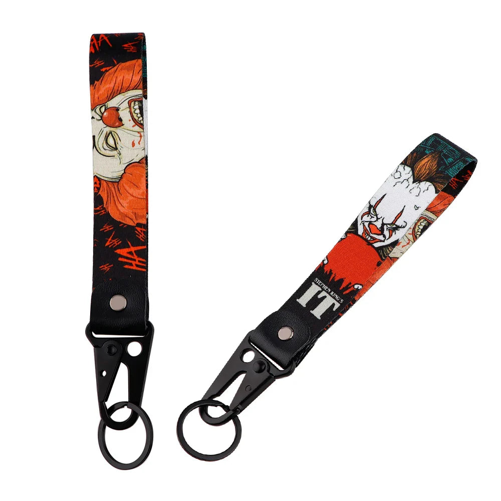 Anime Eagle Beak Keychain – Cool Short Lanyard for Phone, Badge Holder & USB Pendant
