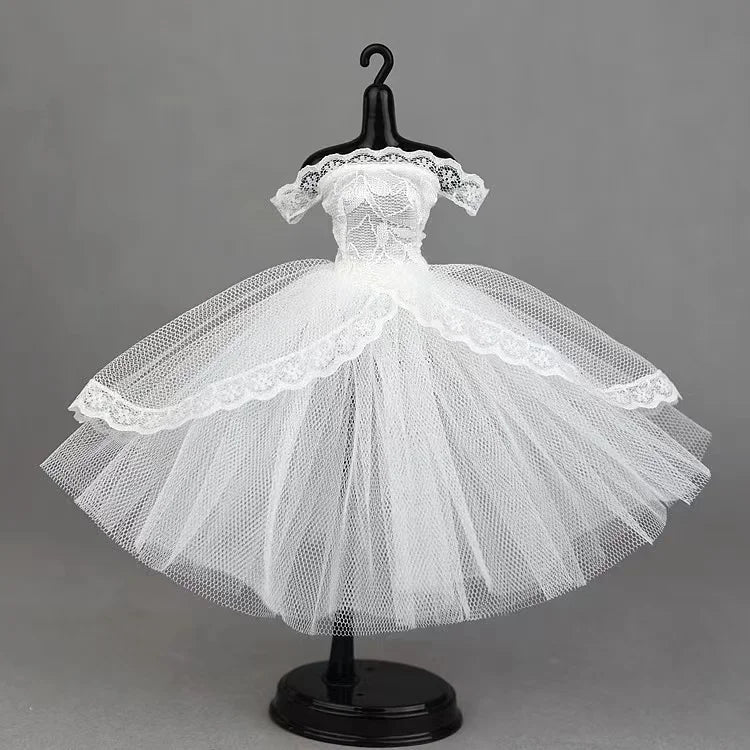 Barbie Doll Wedding Dress – Elegant Outfit for 11.5" & 12" Dolls