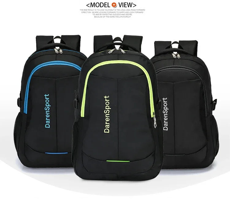 Oxford Shoulder Backpack – Fashionable Lightweight Waterproof Laptop Rucksack, Large Capacity School Bag for Students