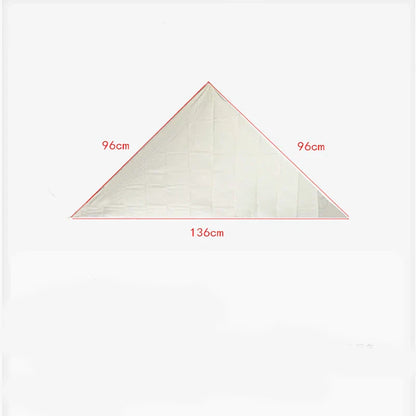 Outdoor Emergency Survival Triangular Bandage — Self-Rescue Hemostatic Non-Woven First Aid 96x96x136cm