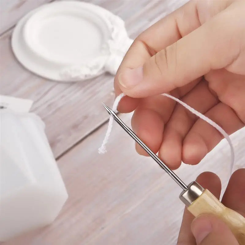 Round Hole Cone Punch Tool – DIY Silicone Mold Making, Hand Drill Equipment & Candle Wick Punching Needle Gadget