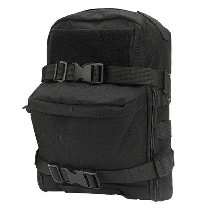 Mini Tactical Hydration Backpack - 1000D Nylon Outdoor Water Bladder Carrier with Zipper Pouch, Ideal for Hunting and Sports