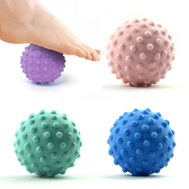 Durable TPE Spiky Massage Balls – 4.5cm Hedgehog Trigger Point Pain Relief for Hand, Foot & Plantar Fasciitis