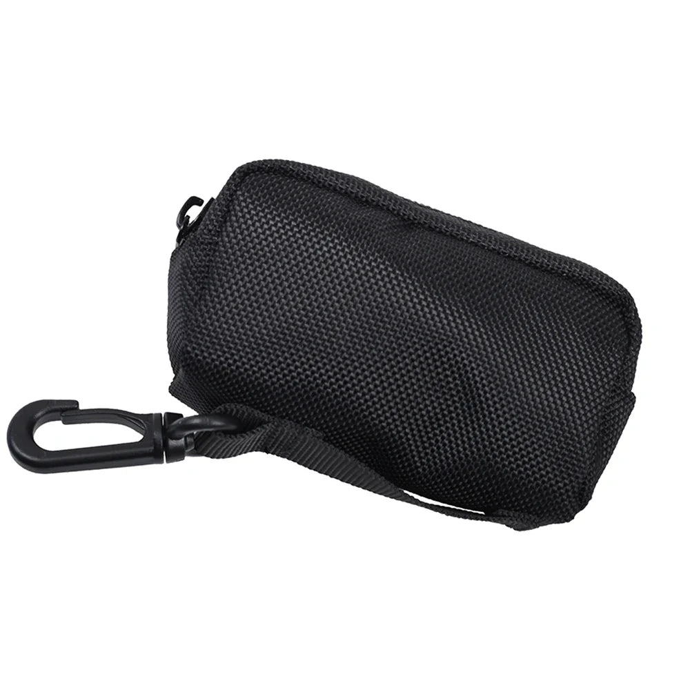 Waterproof Golf Ball Bag with Clip – Golf Tee Holder Pouch, Lightweight Fanny Pack Golf Ball Case, Golf Accessories